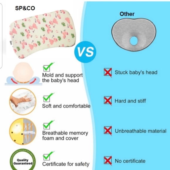 Baby head shaping pillow. - Picture 5 of 8